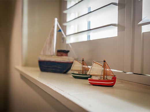 Coastal theme at  Fountain Cross Cottage