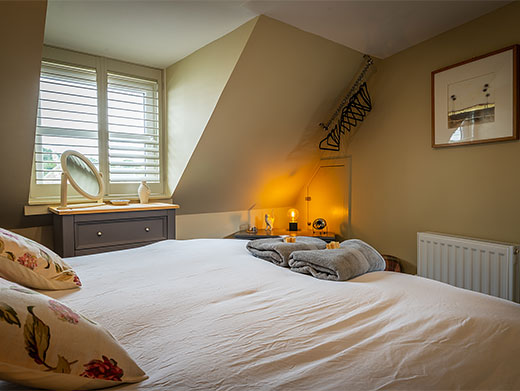 Master bedroom at Fountain Cross Cottage